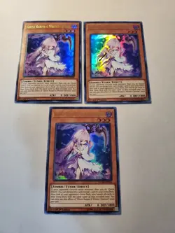 Yugioh - Ghost Reaper & Winter Cherries DUPO-EN076 NM 1st ed Ultra Rare x3 - Image 1