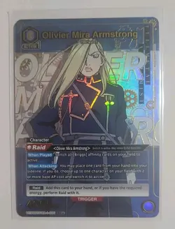 Union Arena Fullmetal Olivier Mira Armstrong UE09BT/FMA-1-060 SR* Foil - NM - Image 1