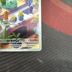 Pokemon TCG Bulbasaur Stellar Crown Illustration Card 143/142 - Image 4