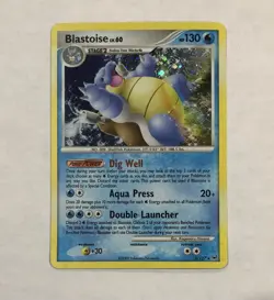 Pokemon BLASTOISE Card 2/127 Holo Rare Platinum LP English Light Play TCG - Image 1