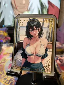 Goddess Story Metal Card Rare Waifu Anime One Punch Man Fubuki - Image 2
