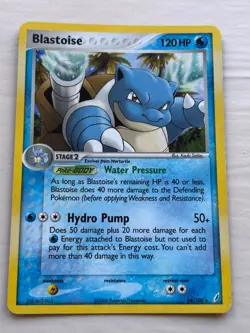 Pokemon TCG 2006 Blastoise 14/100 Crystal Guardians Cosmos Holo Rare Card NM - Image 1