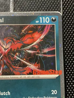 Pokemon TCG Yveltal 088/132 Swirl Holo Mega Evolution PROMO CARD Sealed GameStop - Image 4