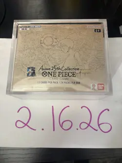 Bandai One Piece Card Game Anime 25th Collection EB-02 Extra Booster Box English - Image 2