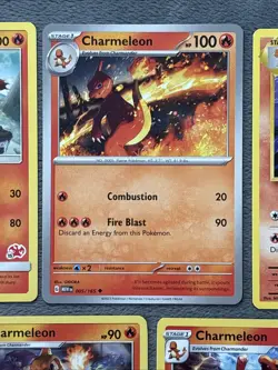 Charmeleon Pokemon Cards Lot Paldean Fates 151 Pokemon Go Evolutions + More - Image 3