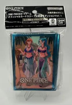 One Piece Official Card Sleeves – TCG+ Store Edition Vol. 1 (Nami Vivi) - 70 pc - Image 1