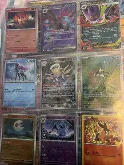 Pokemon TCG Binder Card Collection Sheets Includes Riolu Promo - Image 2