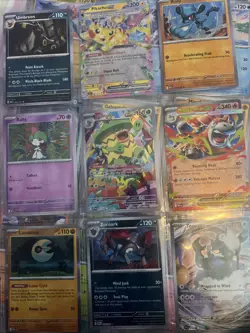Pokemon TCG Binder Card Collection Sheets Includes Riolu Promo - Image 3