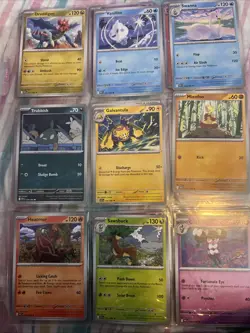 Pokemon TCG Binder Card Collection Sheets Includes Riolu Promo - Image 4