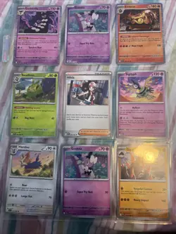 Pokemon TCG Binder Card Collection Sheets Includes Riolu Promo - Image 5