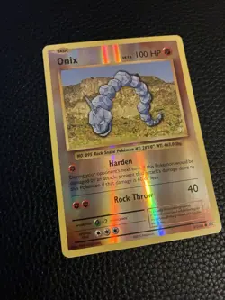 Pokemon TCG Onix Evolutions Reverse Holo Card 61/108 - Image 2