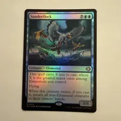 Sunderflock FOIL 74 Lorwyn Eclipsed ECL MTG Rare Unplayed Mint M/NM Elemental - Image 1
