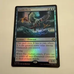 Sunderflock FOIL 74 Lorwyn Eclipsed ECL MTG Rare Unplayed Mint M/NM Elemental - Image 2