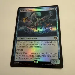 Sunderflock FOIL 74 Lorwyn Eclipsed ECL MTG Rare Unplayed Mint M/NM Elemental - Image 3