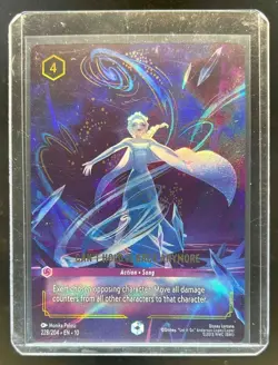 2025 Disney Lorcana Can't Hold It Back Anymore Enchanted Rainbow Foil #228/204 - Image 1