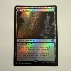 Overgrown Tomb FOIL 266 Lorwyn Eclipsed ECL MTG Rare Land Unplayed MINT Paquette - Image 1