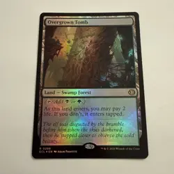 Overgrown Tomb FOIL 266 Lorwyn Eclipsed ECL MTG Rare Land Unplayed MINT Paquette - Image 2