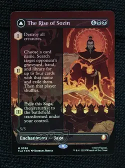 Borderless The Rise of Sozin Fire Lord Sozin Foil Magic Last Airbender #0356 - Image 1