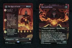 Borderless The Rise of Sozin Fire Lord Sozin Foil Magic Last Airbender #0356 - Image 3