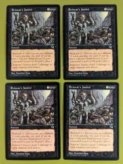 Evincar's Justice x4 Tempest 4x Playset Magic the Gathering MTG - Image 1