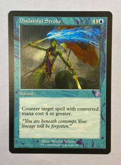 MTG - Disdainful Stroke - NM - Time Spiral Remastered - Image 1