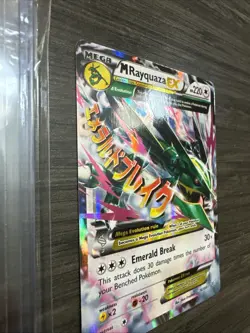M Rayquaza EX 76/108 2015 Pokemon XY Roaring Skies - Image 3