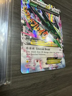 M Rayquaza EX 76/108 2015 Pokemon XY Roaring Skies - Image 4