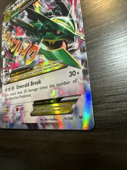 M Rayquaza EX 76/108 2015 Pokemon XY Roaring Skies - Image 5