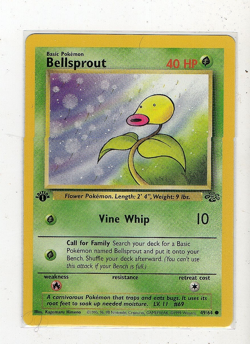 Pokemon TCG Jungle Bellsprout 1st Edition #49/64 NM - Image 1