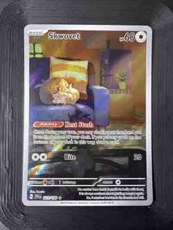 Skwovet - 222/198 - IR - Scarlet & Violet Base Set - Pokemon - NM/M - Image 1