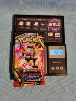 (HEAVY)🔥 22.76g Pokemon TCG Phantasmal Flames Booster Pack Factory Sealed✅ - Image 1