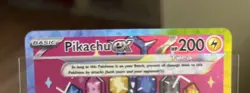 Pikachu EX SIR Pokemon 277/217 Ascended Heroes English NM IN HAND - Image 4