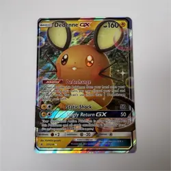 Pokemon Dedenne GX Ultra Rare SM-Unbroken Bonds Full Art Holo 57/214 English - Image 1
