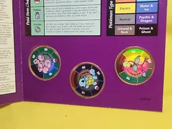 1999 Pokemon Battling Coin Game 3 Coins Opened /case 07 - Image 5