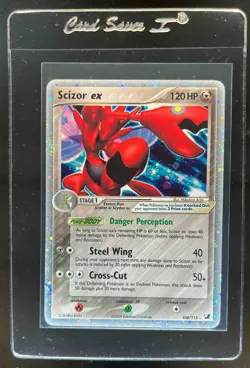 2005 Pokemon EX Unseen Forces Scizor Holo Rare #108/115 - Image 1