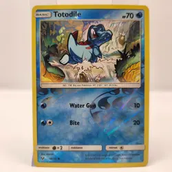 Totodile 18/73 Pokemon TCG Shining Legends Reverse Holo NM/M - Image 1