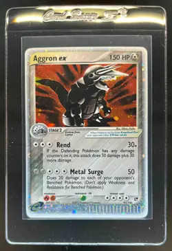 2003 Pokemon EX Sandstorm Aggron Holo Rare #95/100 - Image 1