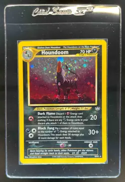 2001 Pokemon Neo Revelation Houndoom Holo Rare #8/64 - Image 1