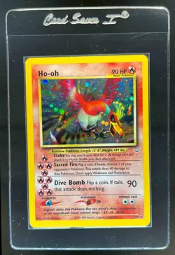 2001 Pokemon Neo Revelation Ho-Oh Holo Rare #7/64 - Image 1