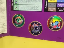 1999 Pokemon Battling Coin Game 3 Coins Opened /case 06 - Image 2