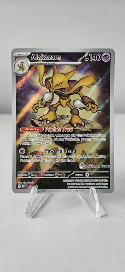 Pokemon Center Alakazam Stamped 009 Mega Evolutions Promo - Image 1