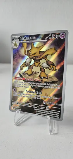 Pokemon Center Alakazam Stamped 009 Mega Evolutions Promo - Image 2