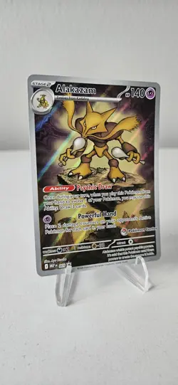 Pokemon Center Alakazam Stamped 009 Mega Evolutions Promo - Image 3