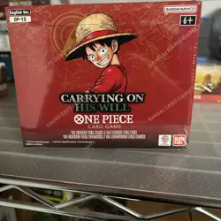 One Piece Carrying On His Will Booster Box Op-13 English New Sealed - Image 1