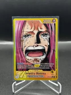 One Piece TCG Jewelry Bonney OP13-100 Alt Art Leader Carrying On His Will - Image 1