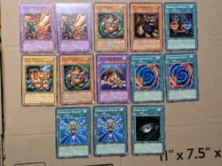 YU-GI-OH STARTER DECK JOEY 1ST ED/UNLIM 13 CARD LOT - Image 1