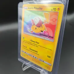 Ash's Pikachu Sealed Pokemon Card - SM108 Black Star Promo - NM - Image 2