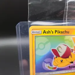 Ash's Pikachu Sealed Pokemon Card - SM108 Black Star Promo - NM - Image 3