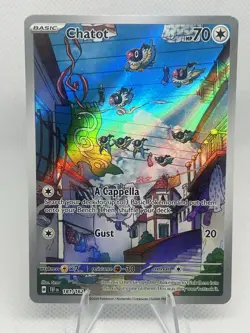 CHATOT-Temporal Forces 181/162FULL ART RARE NM-M, Holo POKEMON CARD TCG CCG - Image 1