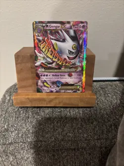 M Gengar EX XY166 Black Star Promo 2016 Holo Rare SHINY Pokemon Card TCG - Image 1